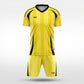 XTeamwear Soccer Uniforms Vertical Ridge - Custom Soccer Jerseys Kit Sublimated for Team - WS204GCZL3