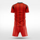 XTeamwear Soccer Uniforms Vertical Ridge - Custom Soccer Jerseys Kit Sublimated for Team - WS204GCZL3