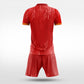 XTeamwear Soccer Uniforms Wheatfield - Custom Soccer Jerseys Kit Sublimated for Team - WS204GCYM3