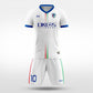 XTeamwear Soccer Uniforms white / S Blade Glaive - Custom Soccer Jerseys Kit Sublimated for Team - WS204GCJJ3