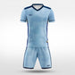 XTeamwear Soccer Uniforms Windwave - Custom Soccer Jerseys Kit Sublimated for Team - WS204GCFL3
