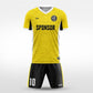 XTeamwear Soccer Uniforms yellow / S Spark Line - Custom Soccer Jerseys Kit Sublimated for Team - WS204GCSSX3