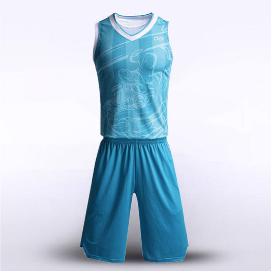 sublimated basketball jersey set 13858