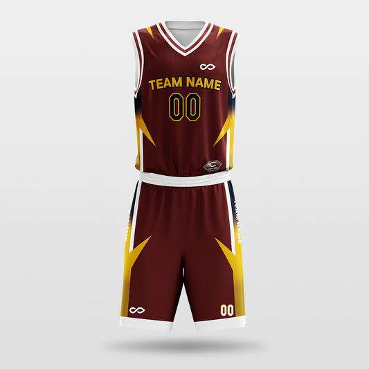 armor- sublimated basketball jersey set BK086