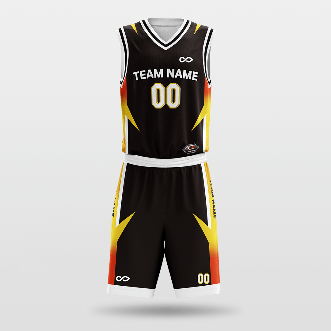 armor- sublimated basketball jersey set BK001