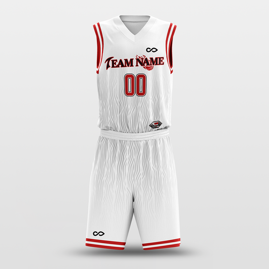 mountains- sublimated basketball jersey set BK090
