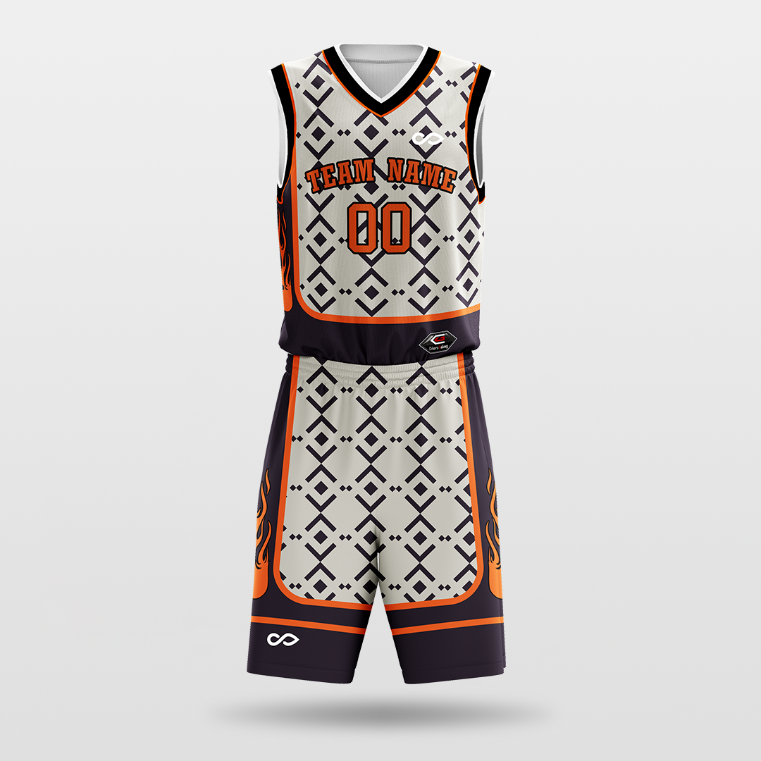 Chang'an- sublimated basketball jersey set BK064