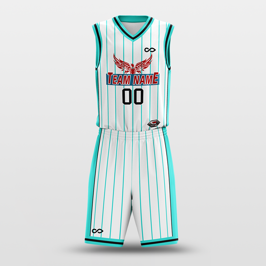 CLASSIC14 - sublimated basketball jersey set BK096