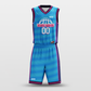 fantasy- sublimated basketball jersey set BK089