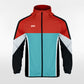 Retro - Customized Men's Sublimated Full-Zip Waterproof W002
